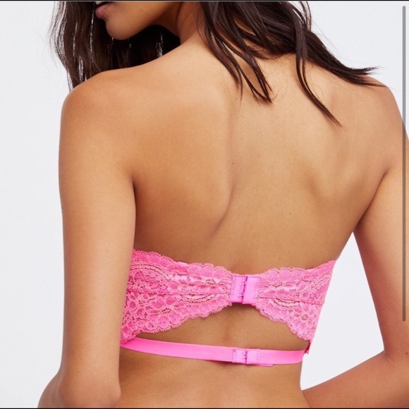 NWOT Free People Lindy Loo Lace Strapless Bra 34A - Picture 2 of 8